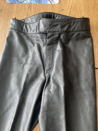 Rem Garson Women's Sz 8 Genuine Leather Pants Black Buttery Soft - Picture 5 of 18