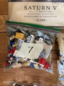 LEGO Ideas 21309 NASA 1969 Apollo Saturn V Complete With Original Box, Manual