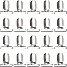 RayTour 20-Piece Men's Suspender Clips: Heavy Duty Bed Sheet Fasteners and Strap