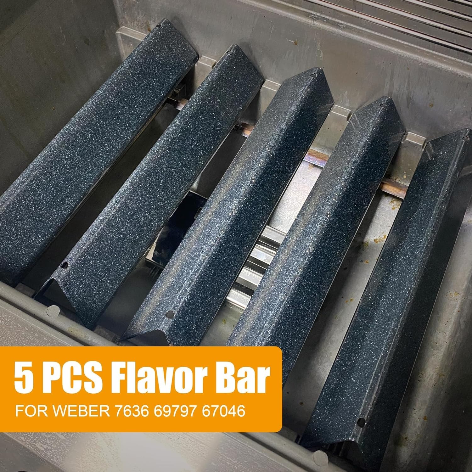 7636 Flavorizer Bars for Weber Spirit E310 E320 E330 S310 S320 Replacement Parts