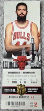 Chicago Bulls Courtside Ticket ~ Oct. 29 2016 ~ Mirotic ~ Vs The Pacers