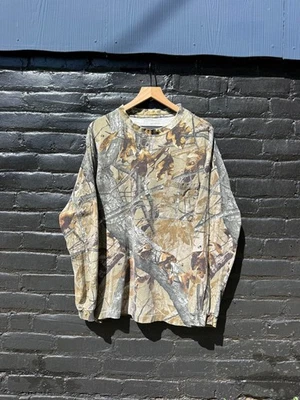 Vintage Realtree Camo Pocket Long Sleeve Tee XXL - Image 1 of 4