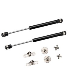 Pack Black Gas Struts 100N/22lb 9.63in Extended Lift Supports for RV Hatch Lid