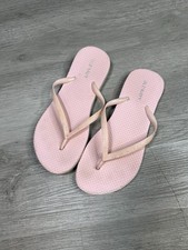 Old navy Pink flip flops with white straps size 5/6