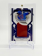 2023 Flawless ALFONSO SORIANO Legends Jumbo Material BLUE Color Match SSP /5