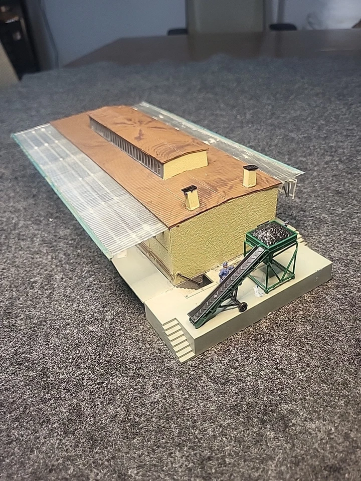 Ho vintage Kibri Bausatz 9456 train Goods depot shipping station Fully Assembled - Image 3 of 4