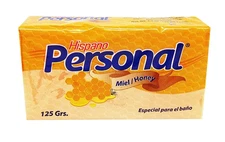 Hispano Personal Miel/Honey Bar Soap 125 Gram - Pack of 3