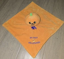 Magic Years My First Halloween Baby Lovey Security Toy Rattle Pumpkin 