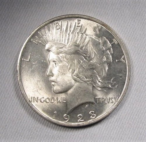 1923 Silver Peace Dollar CH UNC AL664