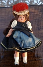 Trachten Puppe aus dem Schwarzwald Deutschland  - 10cm - altes Souvenir Sammler