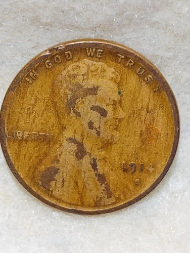 1914 S ~ LINCOLN WHEAT CENT ~ VG