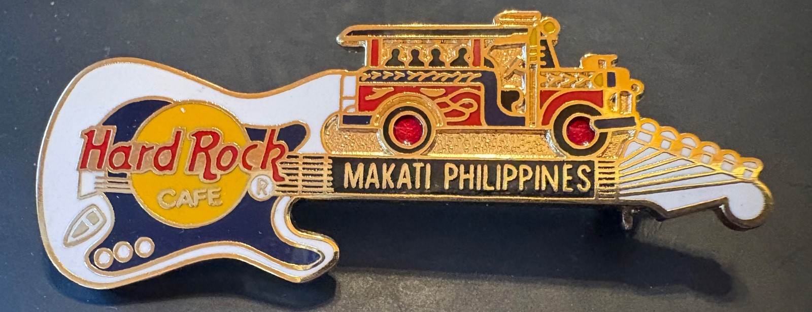 HARD ROCK CAFE MAKATI PHILIPPINES GUITAR PIN