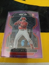 Panini 2022 Prizm Cody Wilson Washington Nationals Purple Prizm Rookie #94