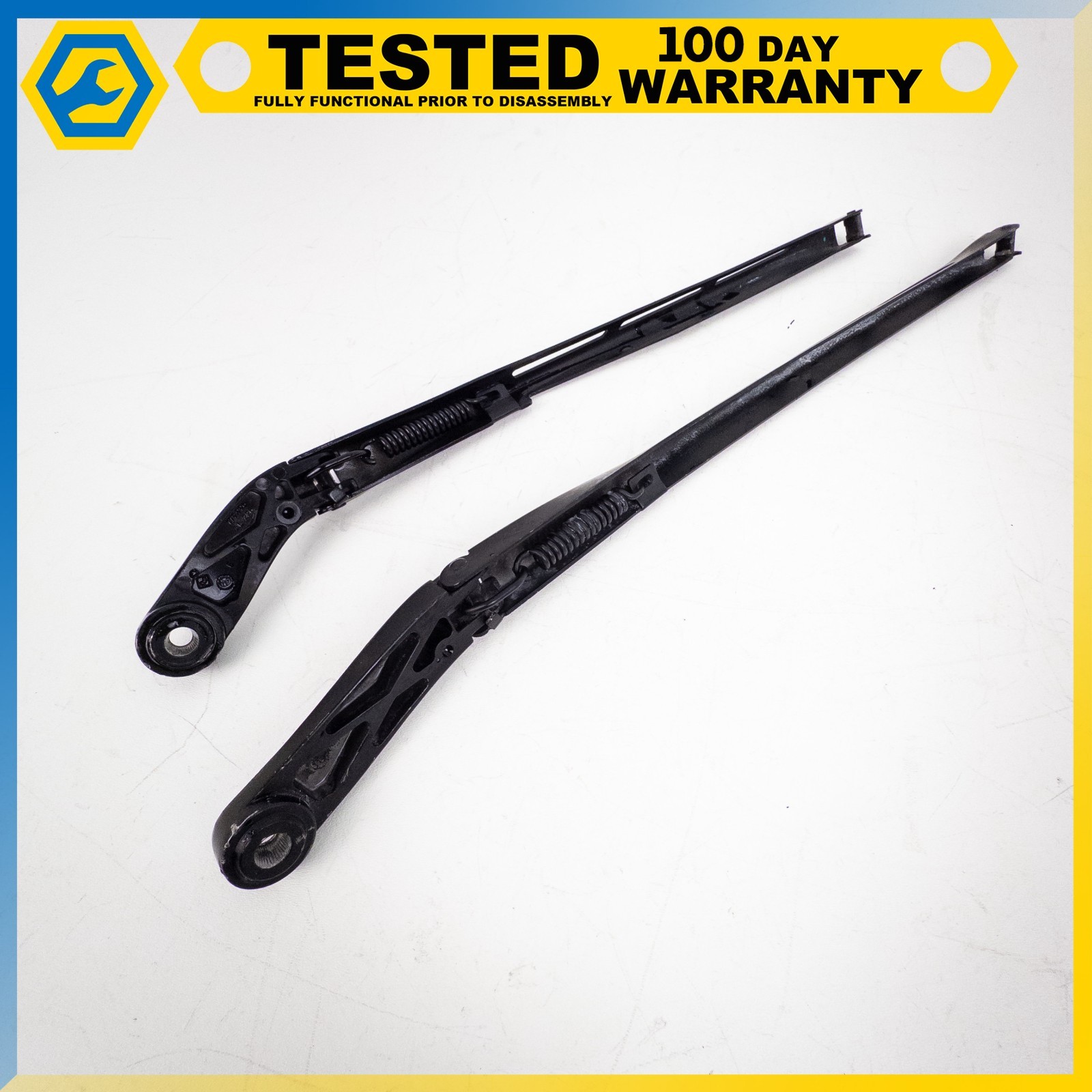 03-13 BENTLEY CONTINENTAL GT FLYING SPUR WINDSHIELD WASHER WIPER ARM SET OEM