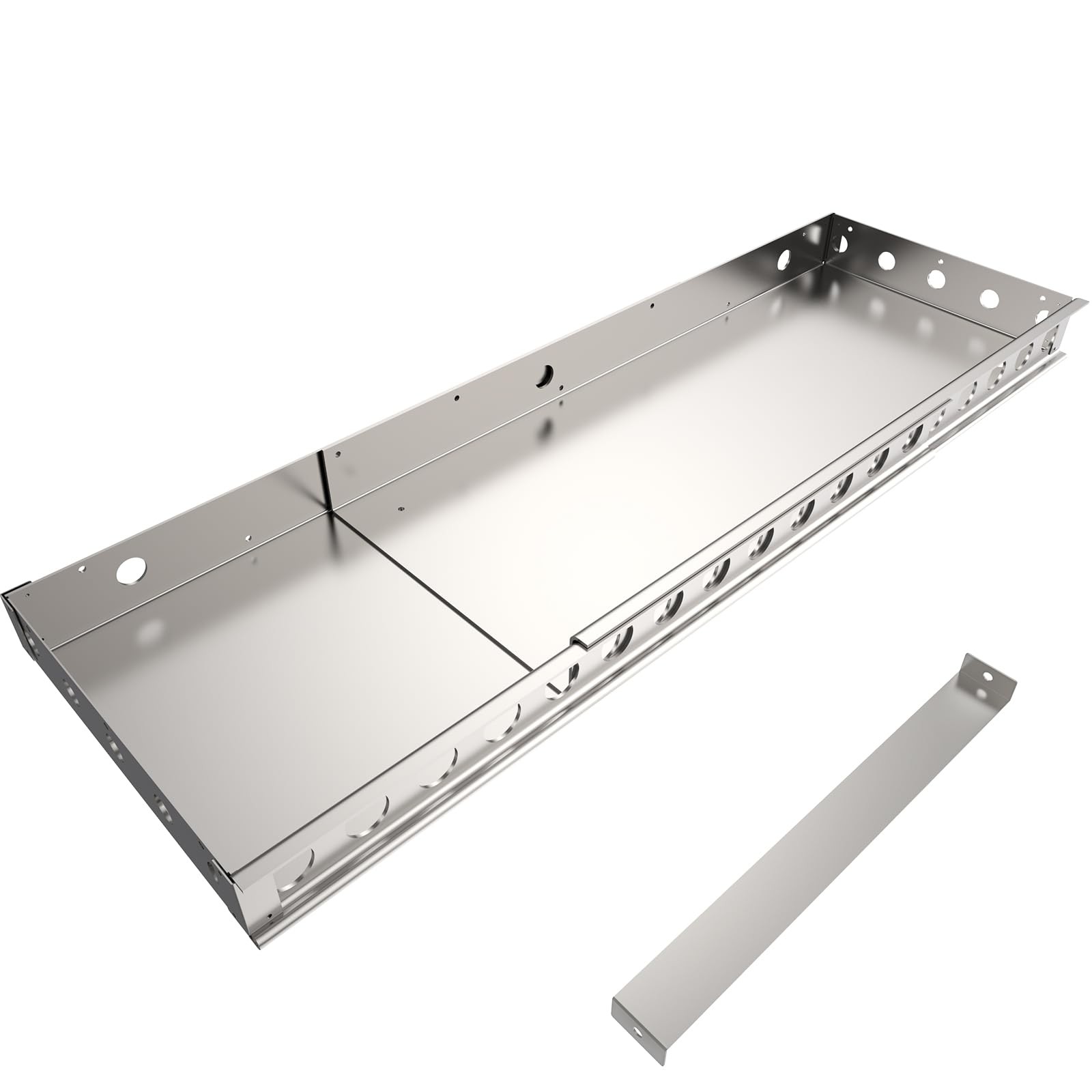 Floating Shower Bench - Adjustable, Pre-Formed Rectangular Shower Bench