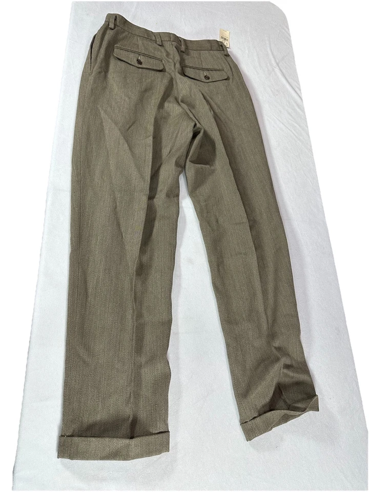 Pantalón Gap Mujer Color Beige 100% Lana Talla 32  Foto 4 de 4