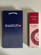 AP x Swatch Royal Pop Otto Rosso Brand New Full Set Receipt
