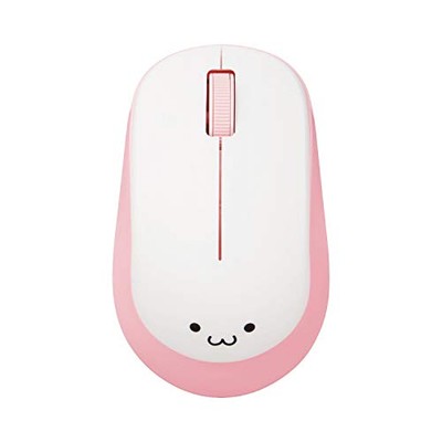 ELECOM Maus Funkempfänger inklusive M Größe 3 Tasten BlueLED EPRIM Pink