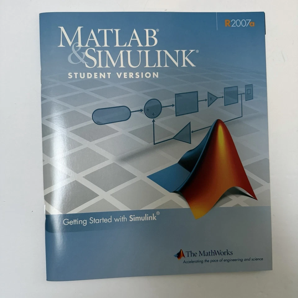 Matlab & Simulink Student Version R2007a Windows Mac Linux The MathWorks DVD - Image 4 of 4