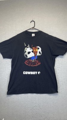 Vintage Erasure Shirt Mens Extra Large Black Cowboy Concerts Tour Band Tee 90s