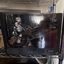 Hasbro Star Wars The Black Series Speeder Bike with Biker Scout