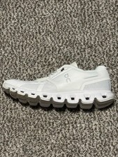 On Cloud 6 All White Mens Running Shoes Size M 7.5