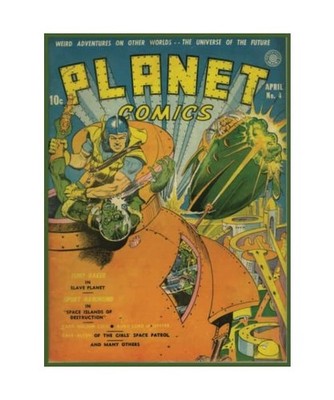 Planet Comics #4: Vintage | Golden Age | Sci-Fi | April 1940 