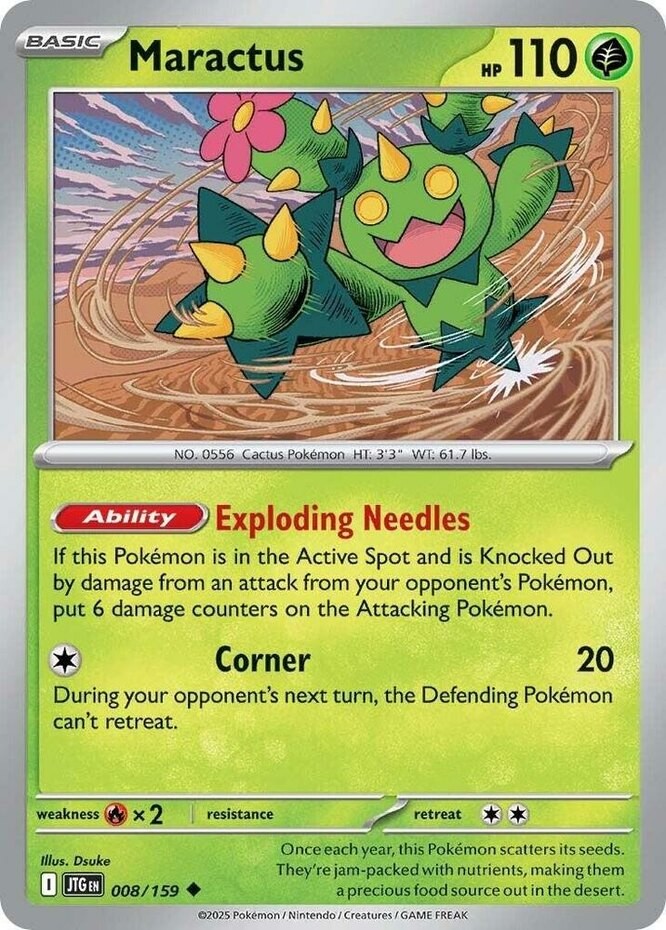 Maractus - 008/159 - Uncommon - Lightly Played