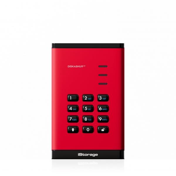 IStorage diskAshur3 HDD disco rigido esterno 2 TB USB tipo-C 3.2 Gen 1 [3.1 Gen