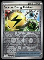 Superior Energy Retrieval 189/193 Paldea Evolved Reverse Holo