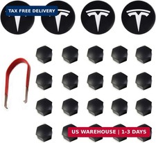 for Tesla Model 3 Y S X Wheel Hub Caps Center Cover Silver Matte 4PCS Modifica