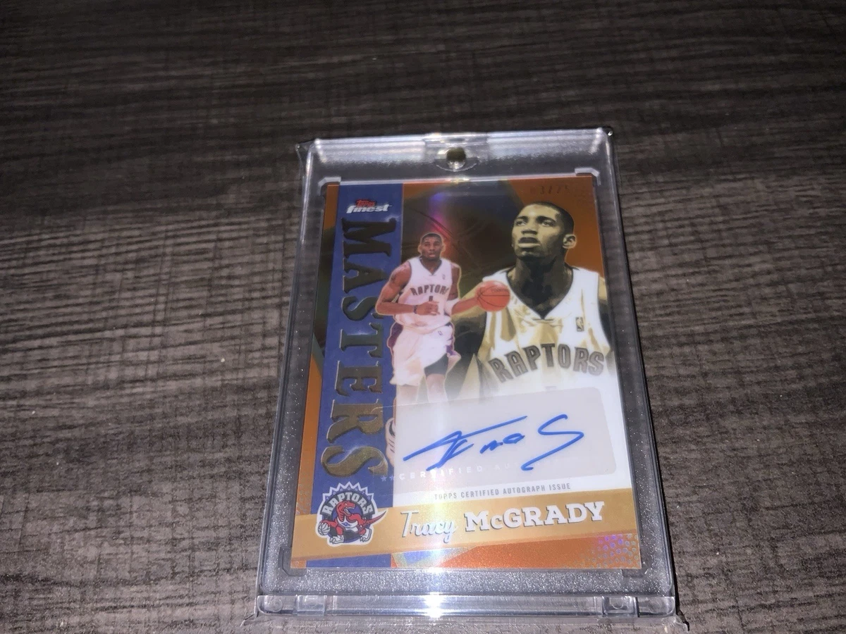 Topps Tracy McGrady Basketball Autographed Sports Trading Cards