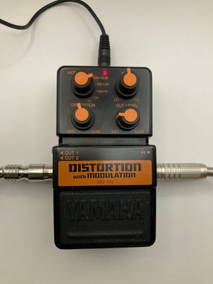 Yamaha DM-100 Distortion W/Modulation Vintage Guitar Effects Pedal Working Japan