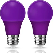 2pack Led Ultraviolet Black Light Uv Bulb Glow in the Dark Ultra Violet Neon NEW
