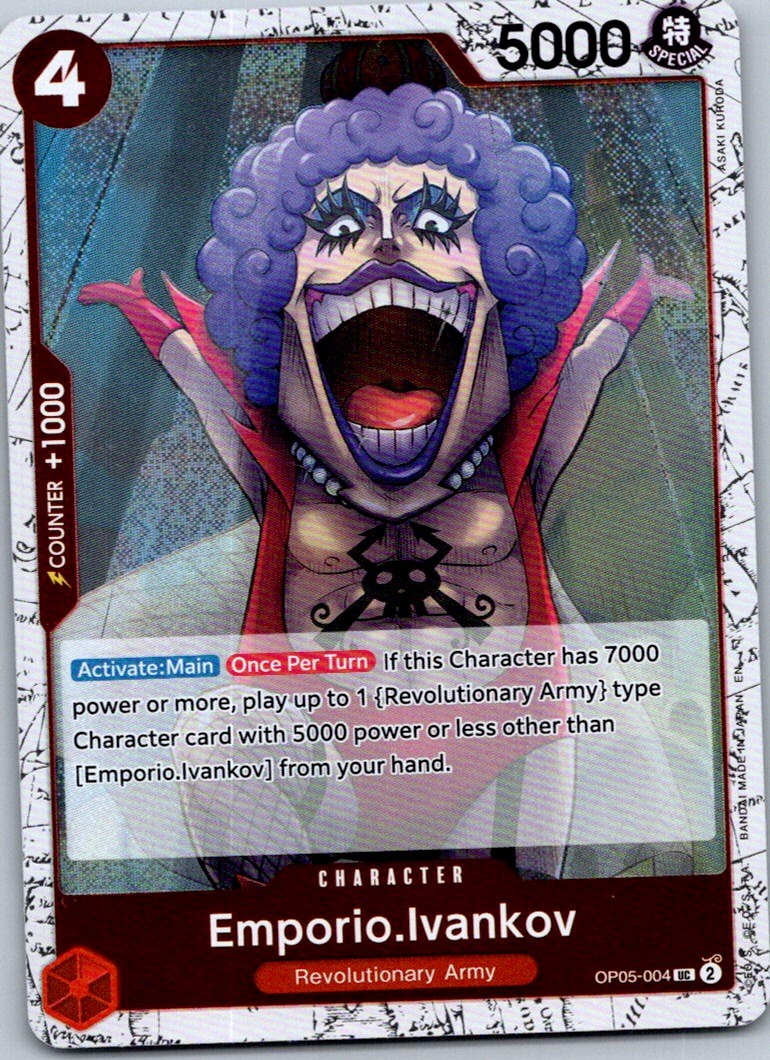 Emporio.Ivankov (Pirate Foil) UC Premium Booster -The Best- Vol. 2 OP05-004 NM