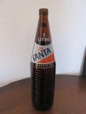 Alte Fanta Flasche aus Italien 80er Jahre 1 Liter bottle Italy glass Coca-Cola 