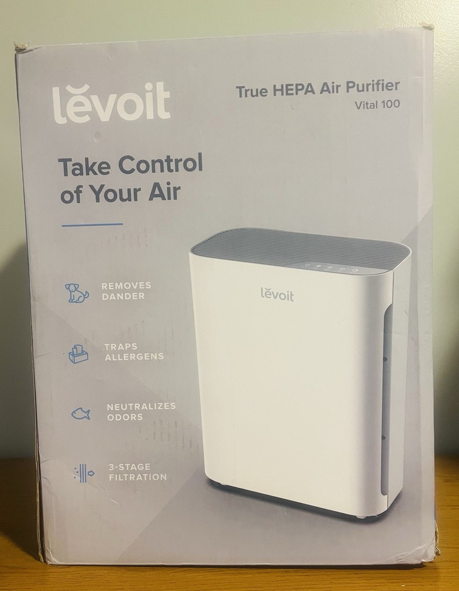 LEVOIT Vital 100 True HEPA Air Purifier - White NEW in Box, 162