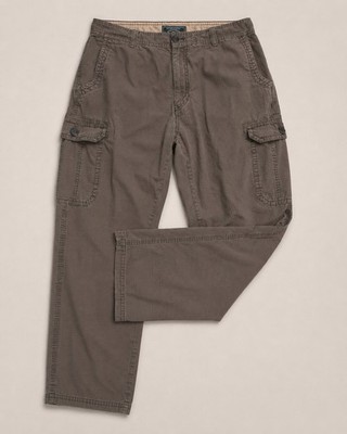 G.H. Bass & Co Mens Cargo Pants 36x34 Brown Ripstop Cotton Utility