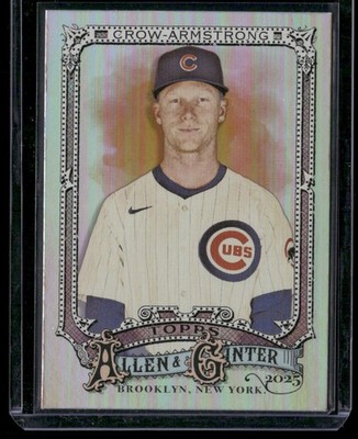2025 Topps Allen & Ginter #5 Pete Crow-Armstrong Silver Portrait