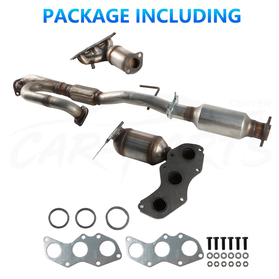 All Three Catalytic Converter Set For 2007-2017 Lexus ES350 Toyota Camry 3.5L V6 Foto 2 de 4