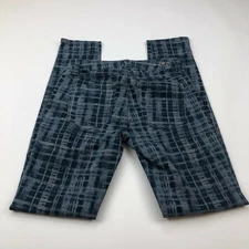 Cabi Skinny 2 Tag Size (Actual 28W 30.5L) Women's Soft Pants Gray Blue