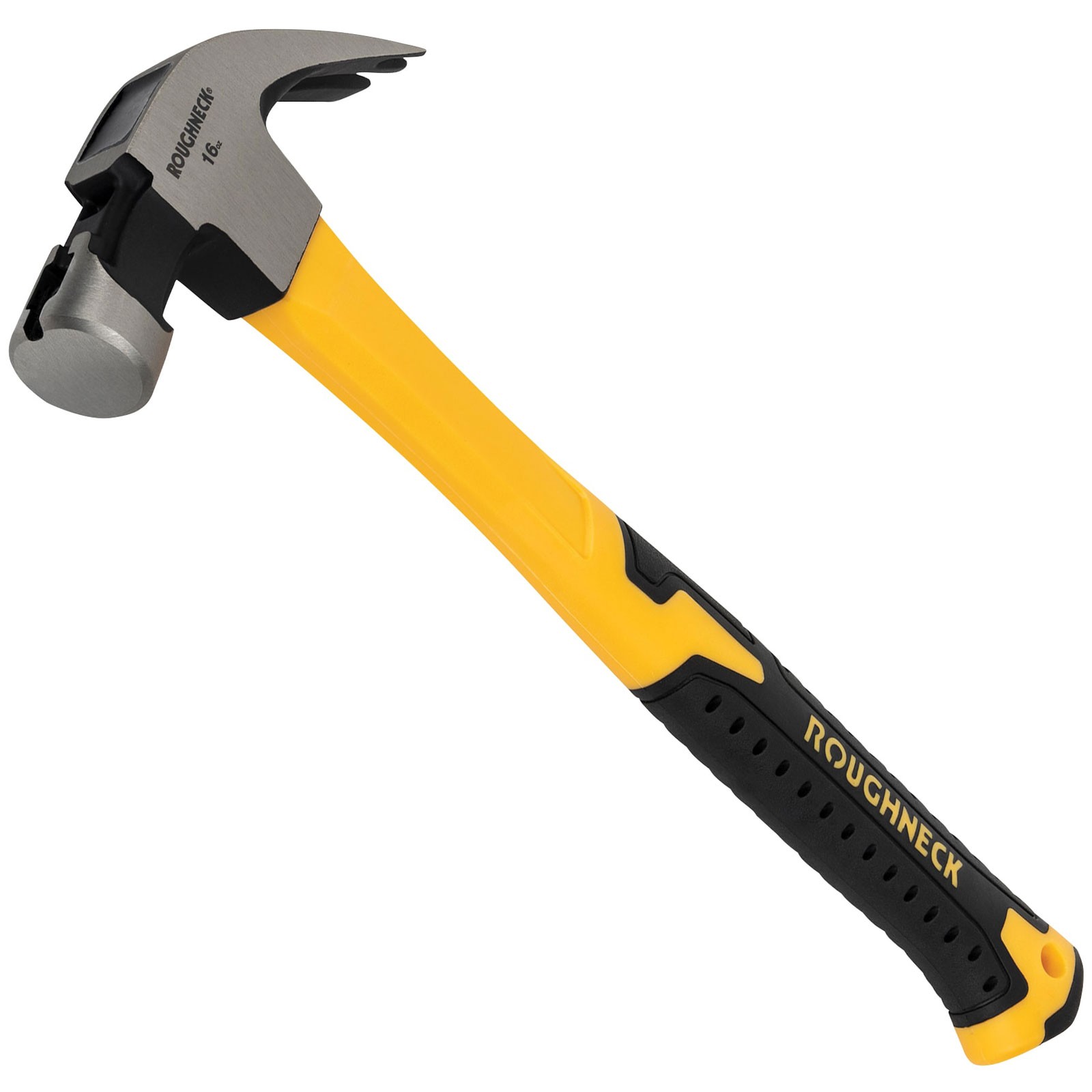 Roughneck Claw Hammer Fibreglass Shaft 454g (16oz)