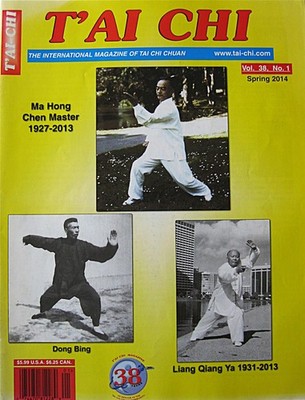 2014 T'AI CHI MAGAZINE MA HONG DONG BIN QIGONG HSING-I KUNG FU MARTIAL ARTS