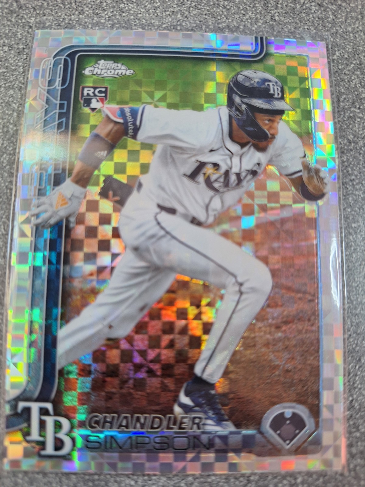 2025 Topps Chrome Update Chandler Simpson USC179 X-Fractor AB350