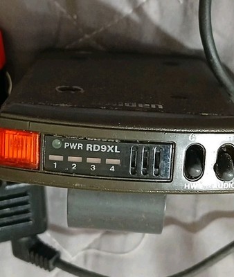 VTG Uniden Rd9xl Radar Detector Visor Clip 12v Cigarette Plug Case Tested Works