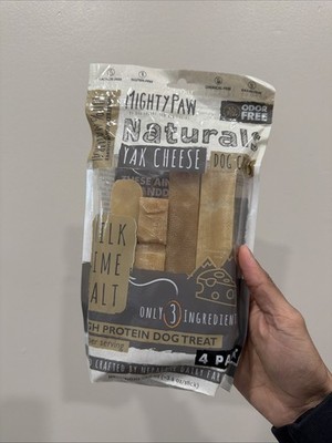 Mighty Paw Yak Cheese Dog Chews   All-Natural Long Lasting Hard Chew for Aggr...