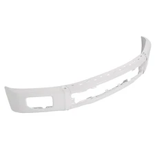 For Ford F-150 F150 2015-17 Steel Front Bumper Face Bar W/Fog Light Holes White