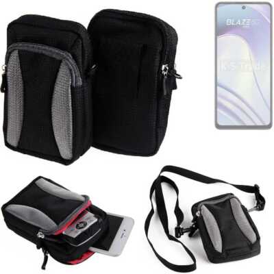 Umhängetasche / Holster für Lava Blaze Pro 5G Gürteltasche Case Schutz-Hülle