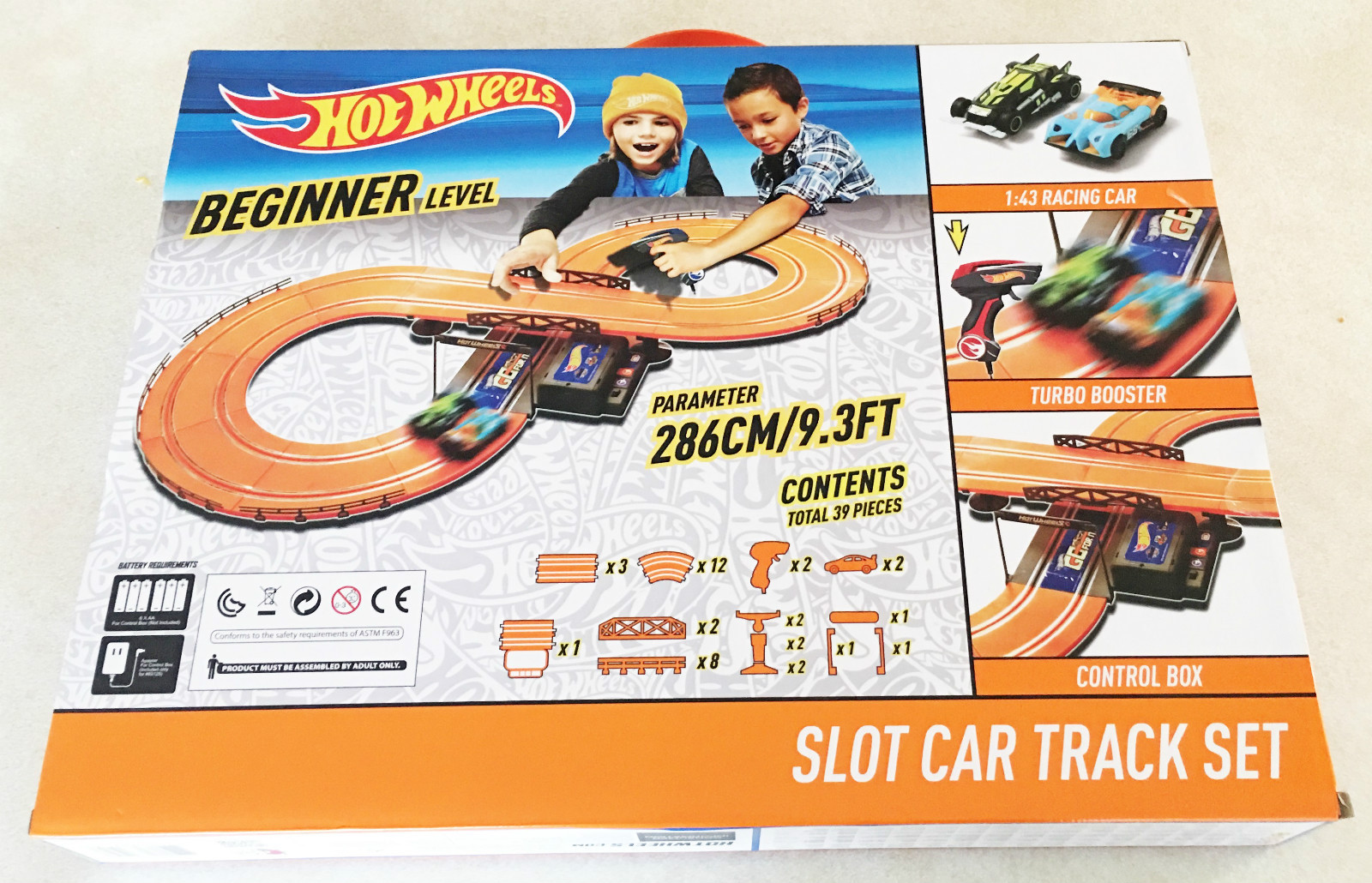 hot wheels slot car track set beginner
