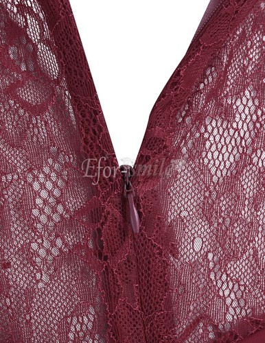 Women‘ Chiffon Lace Long Dress Evening Formal Party Bridesmaid Ball Gown Prom - Picture 38 of 43